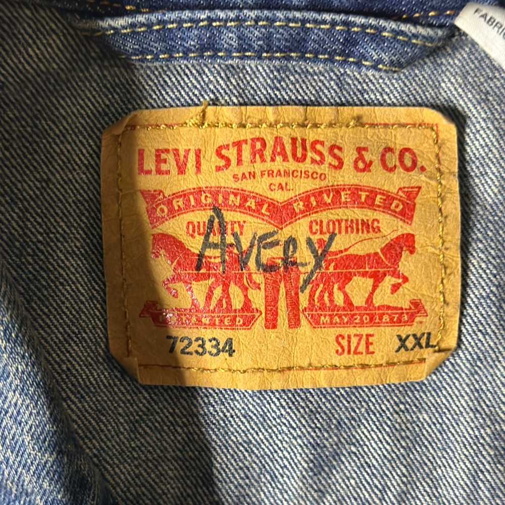 Levi's Blue Denim Jacket - Picture 3 of 3